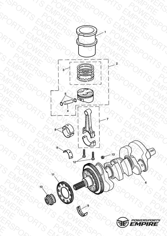 Crankshaft/Conn Rod/Pistons and Liners