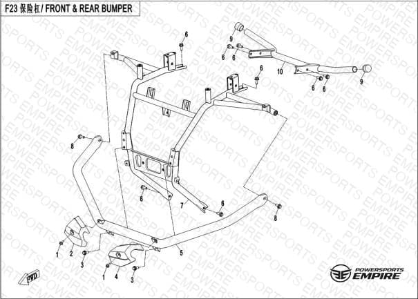 F23 — FRONT & REAR BUMPER