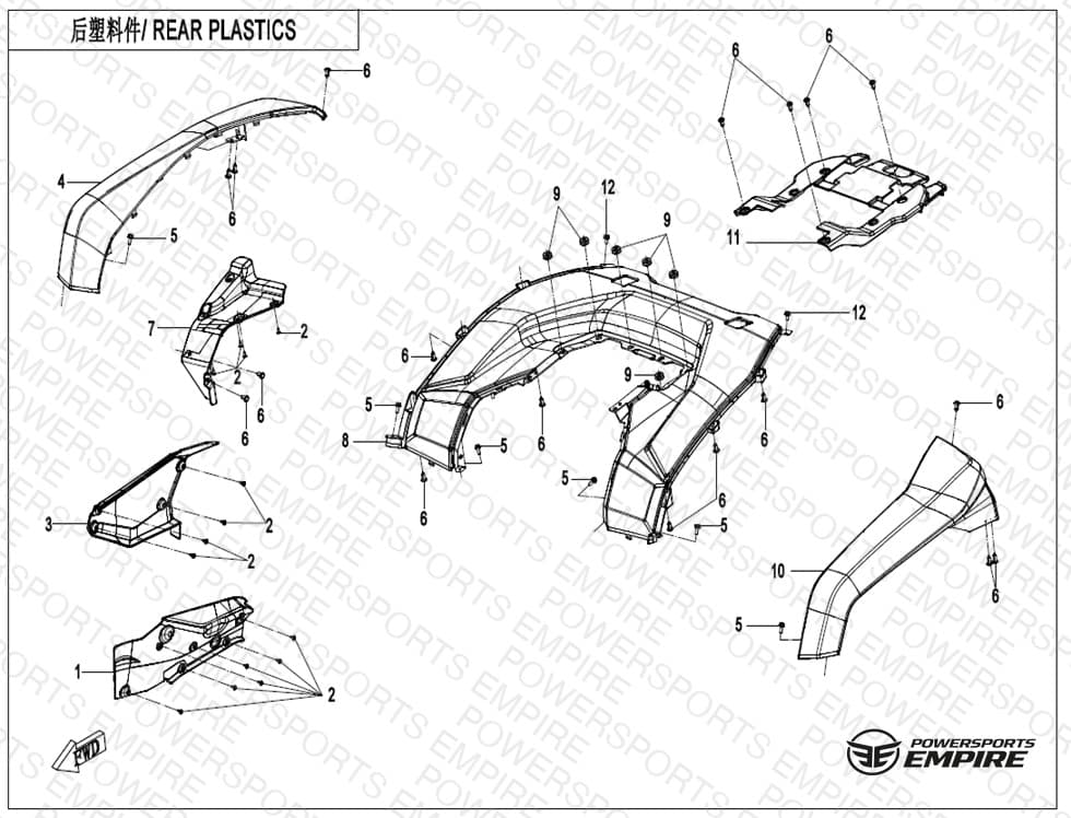 F04-5 — REAR PLASTICS