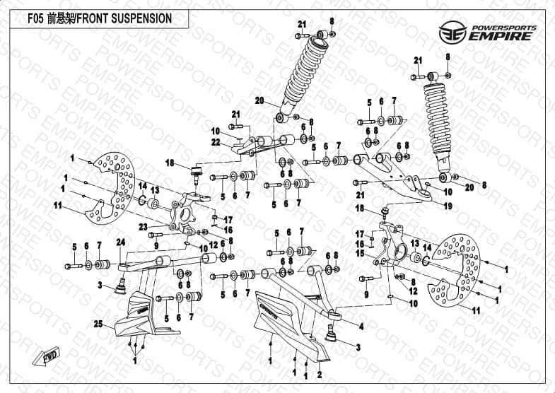 F05 — FRONT SUSPENSION