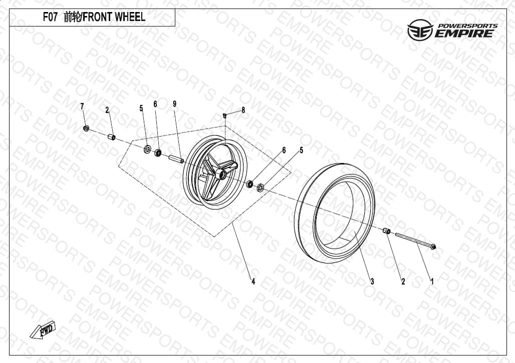 F07 — FRONT WHEEL