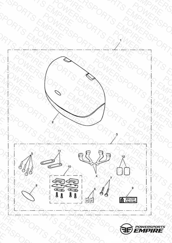 Outer Pannier Kit, RH