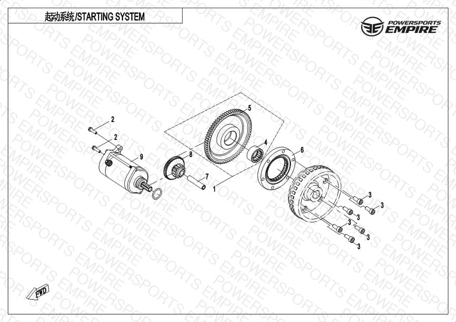 E09 — STARTER MOTOR