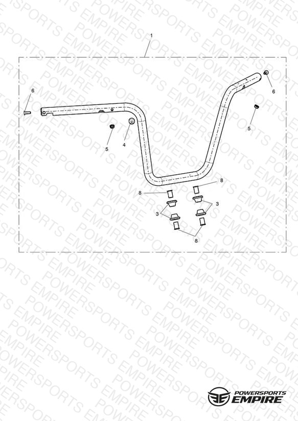Handlebar, High, Chrome