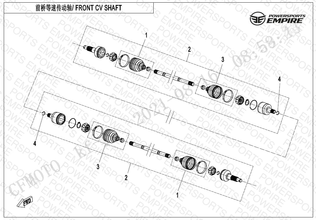 F27-B — FRONT CV SHAFT(SPS)