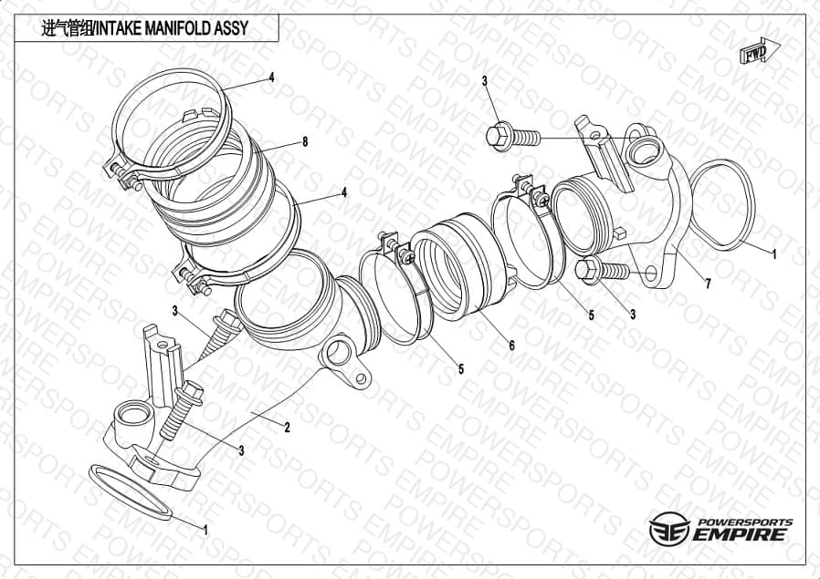 E02-5 — INTAKE MANIFOLD ASSY.