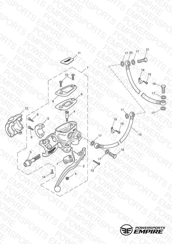 Front Brake Master Cylinder > 210261