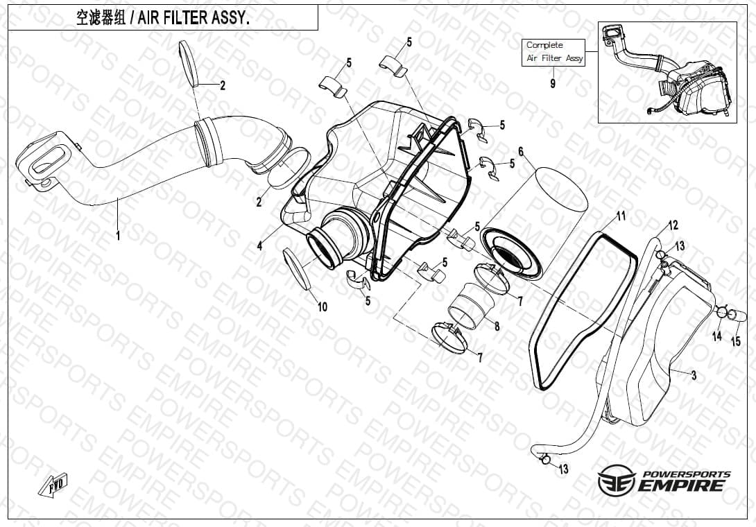 F41 — AIR FILTER ASSY.