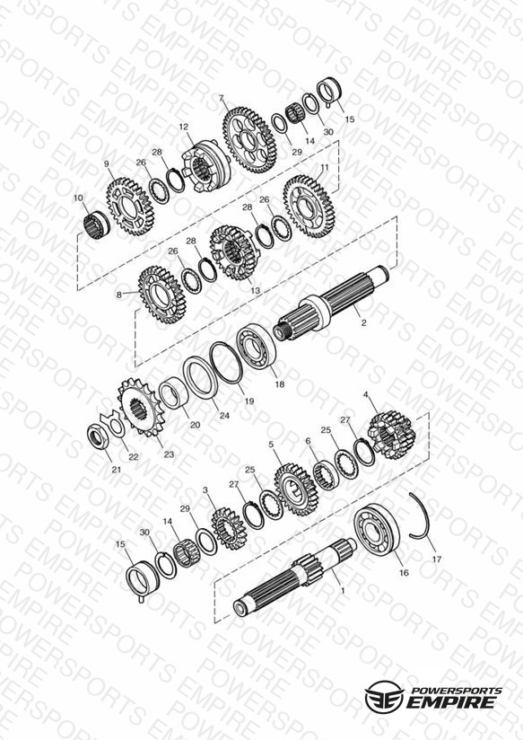 Transmission » ENG NO 179828 - Bonneville & Bonneville T100