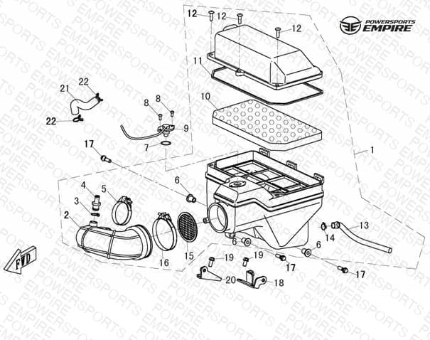 E11 — AIR FILTER ASSY