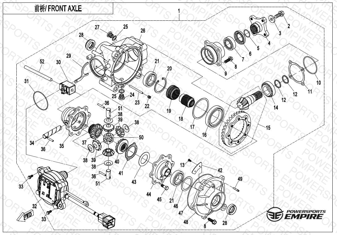 F31 — FRONT AXLE