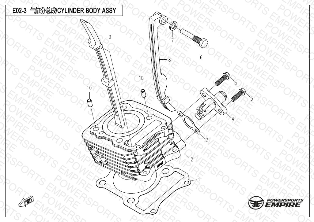 E02-3 — CYLINDER BODY ASSY.