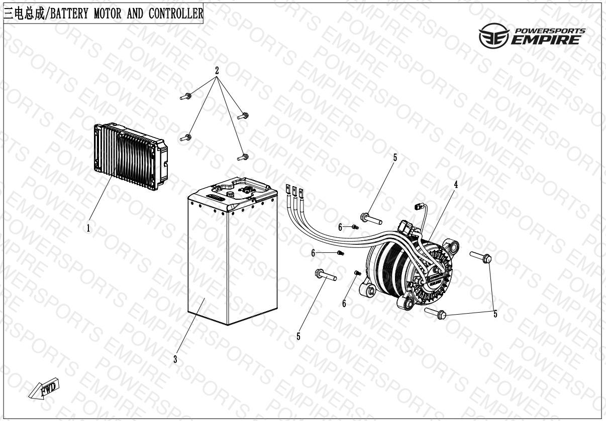 F43 — BATTERY MOTOR AND CONTROLLER