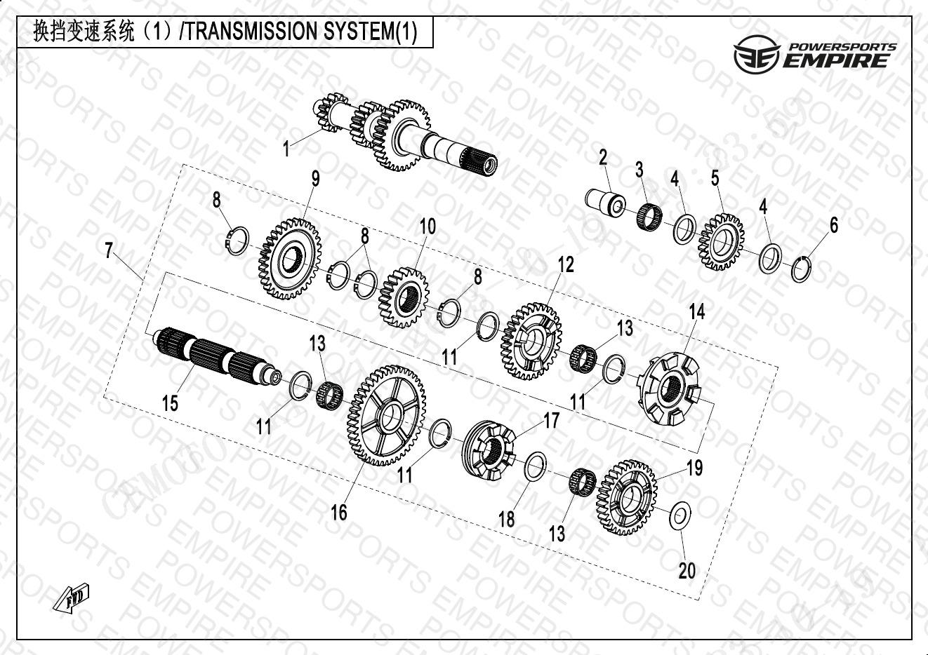 E06-1 — TRANSMISSION SYSTEM(1)
