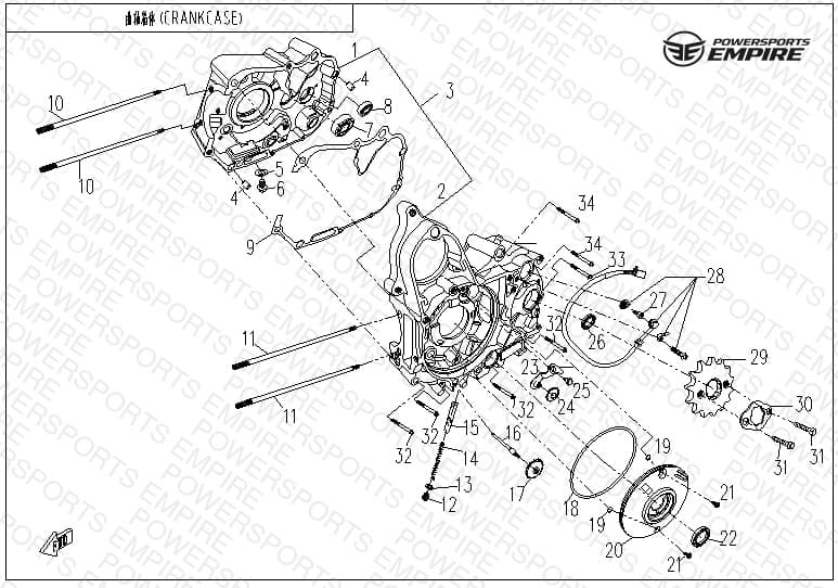 E01-1 — CRANKCASE