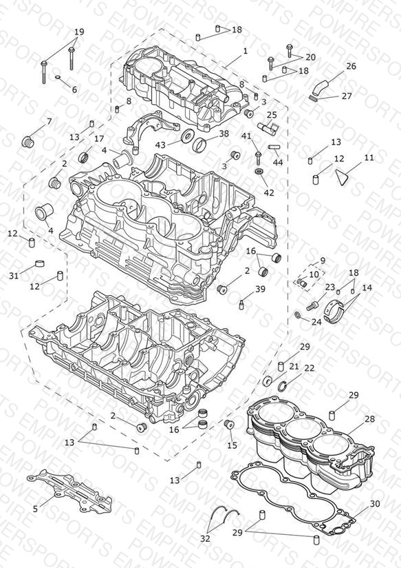 Crankcase & Fittings