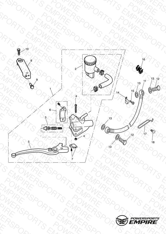 Front Brake Master Cylinder & Hoses