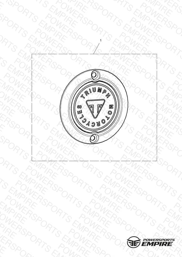 Clutch Badge, Chrome