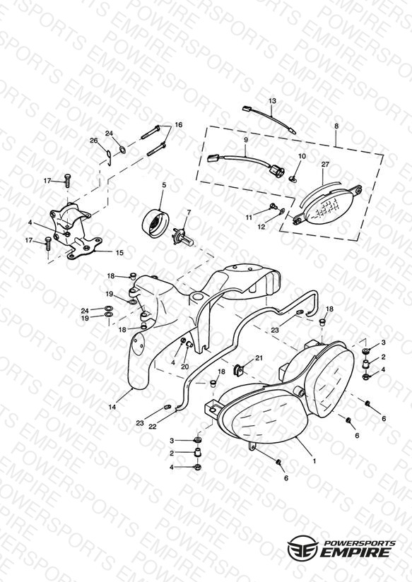 Headlight/Mountings