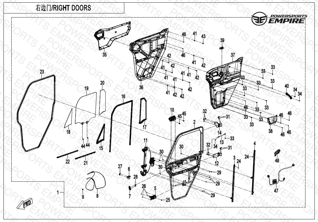 F80-5 — RIGHT DOORS