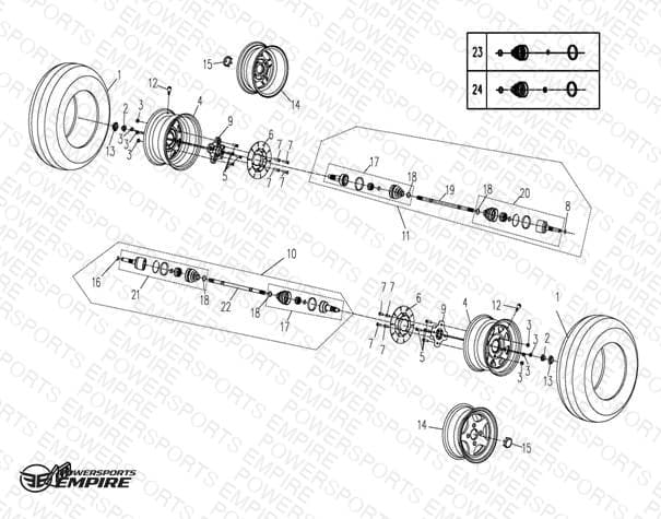 F12 — FRONT WHEEL ASSY