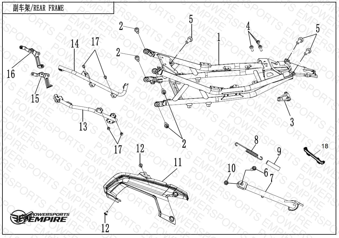 F03-2 — REAR FRAME