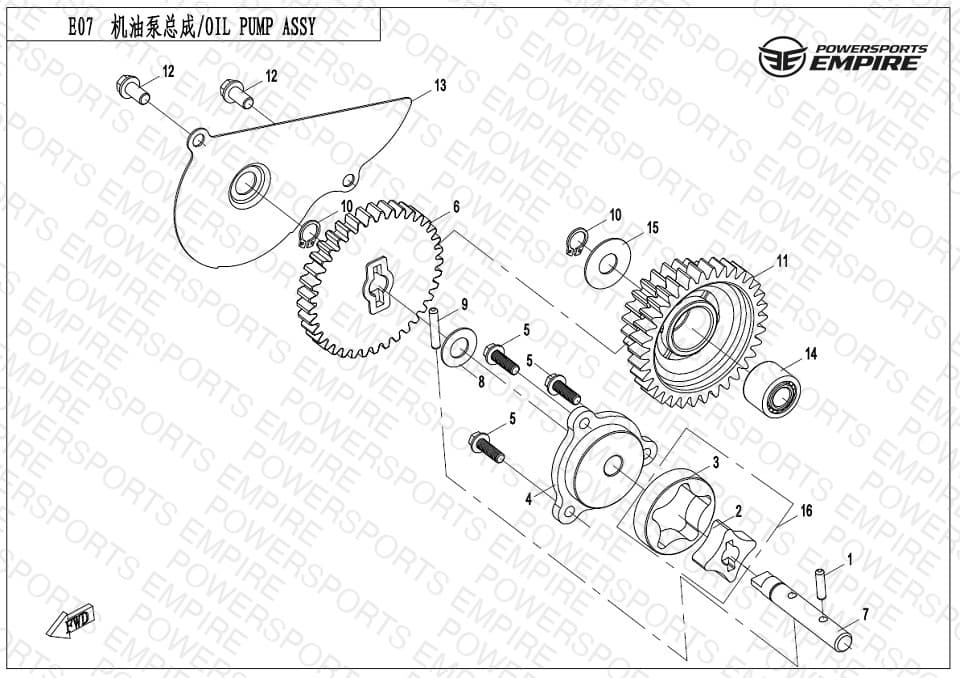 E07 — OIL PUMP ASSY