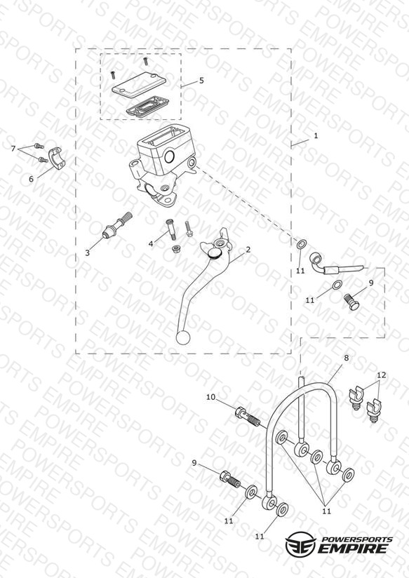 Front Brake Master Cylinder & Hoses