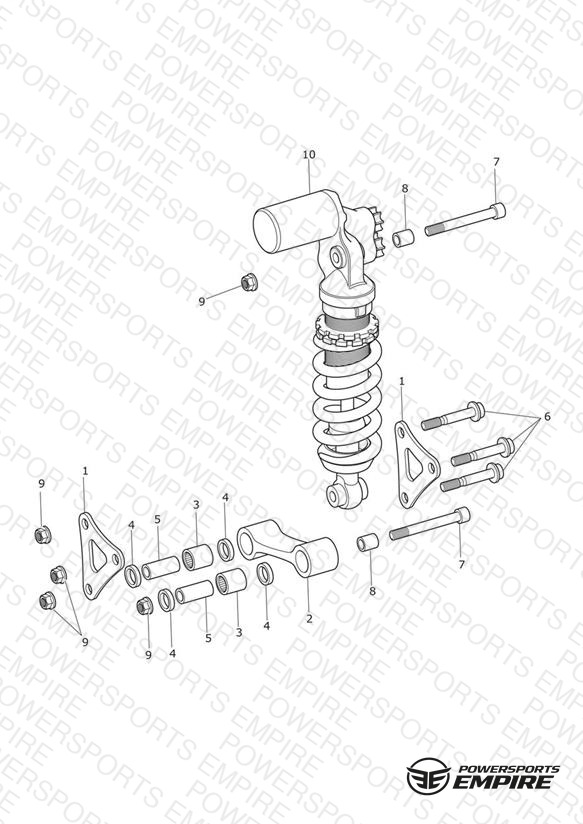 Rear Suspension Unit & Linkage