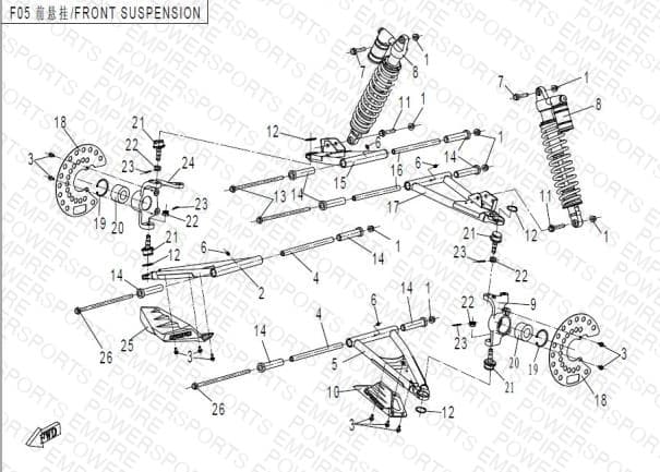 F05 — FRONT SUSPENSION