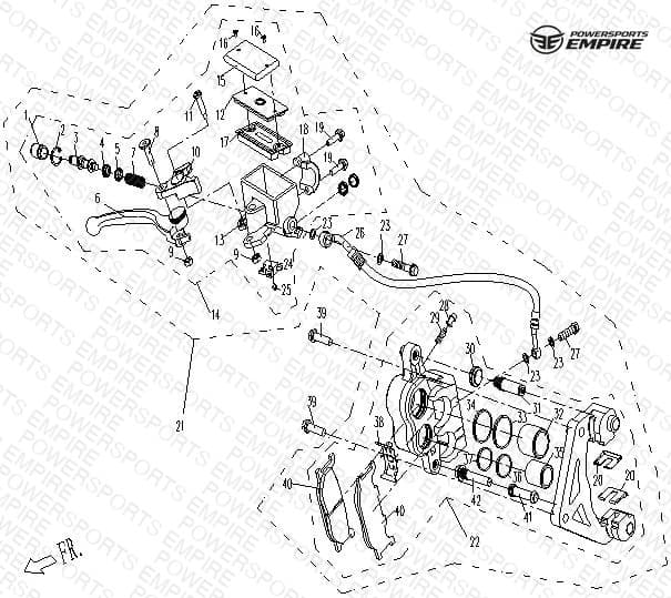 F19 — HYDRAULIC BRAKE (FRONT)