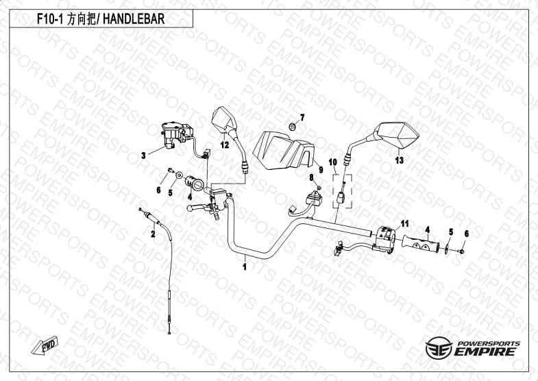 F10-1 — HANDLEBAR