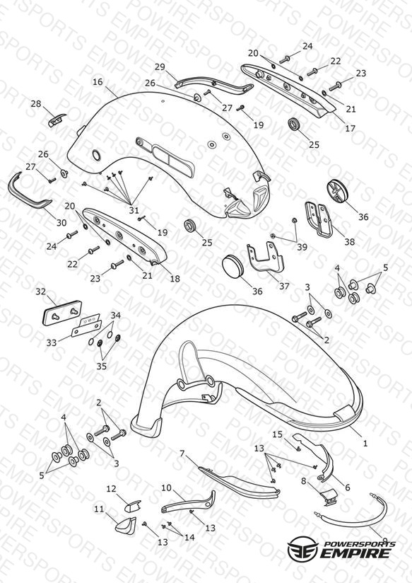 Mudguards > 738584