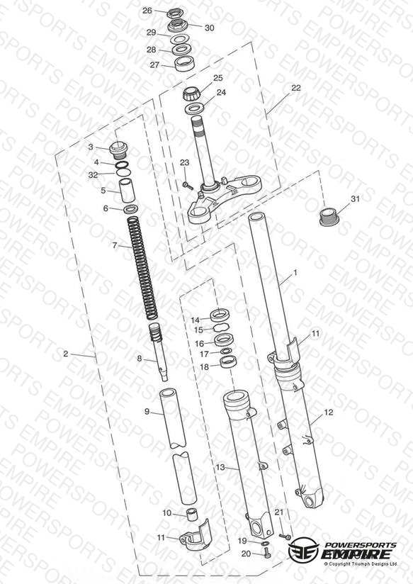 Front Forks & Lower Yoke