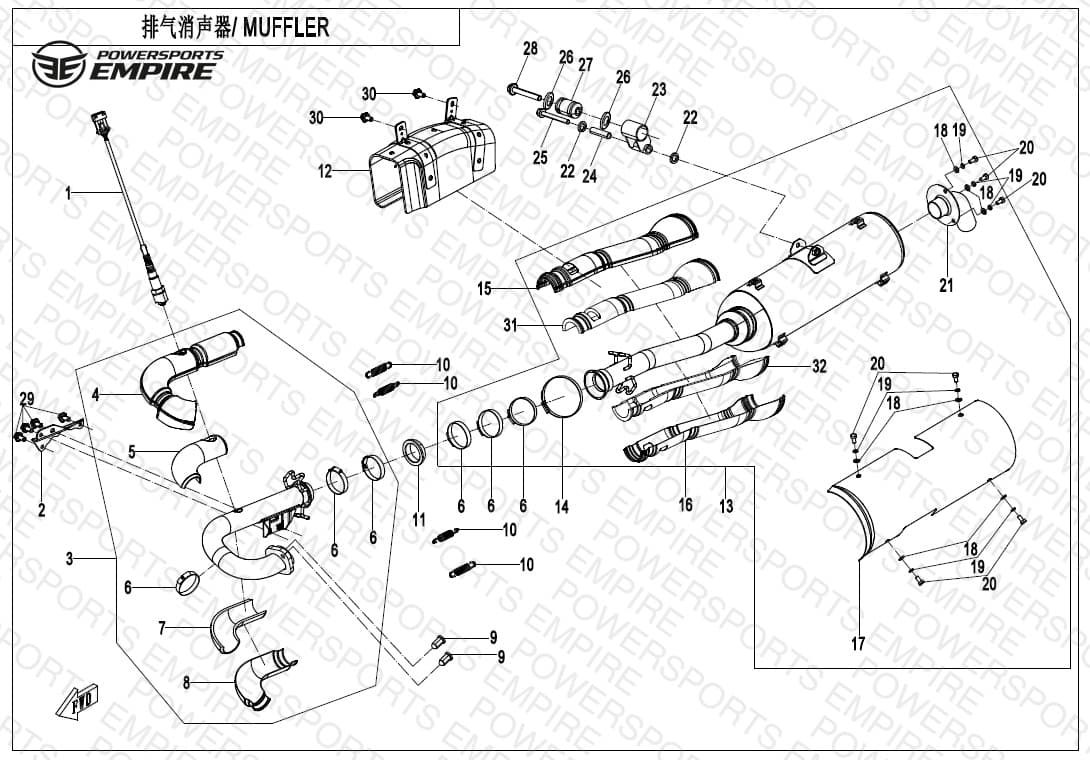 F02-A — MUFFLER(NA)