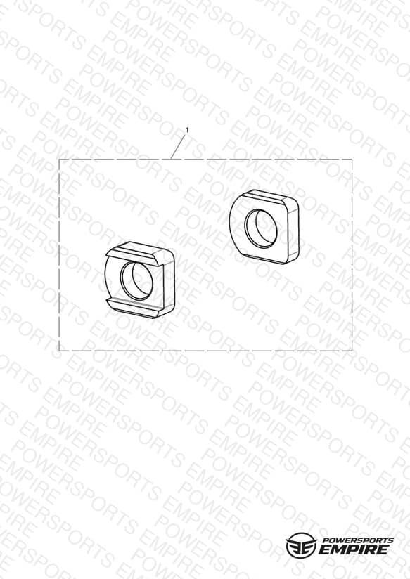 Rear Wheel Adjuster Kit, Black
