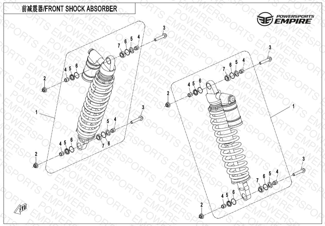 F05-2-B — FRONT SHOCK ABSORBER(GAS)