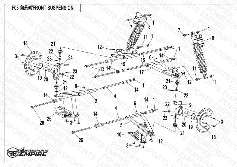 F05 — FRONT SUSPENSION