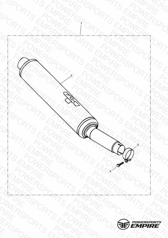 Silencer Kit, Hi-Level