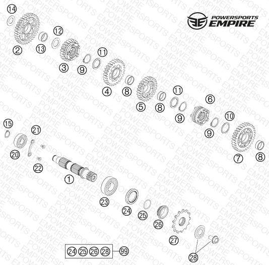 TRANSMISSION II - COUNTERSHAFT