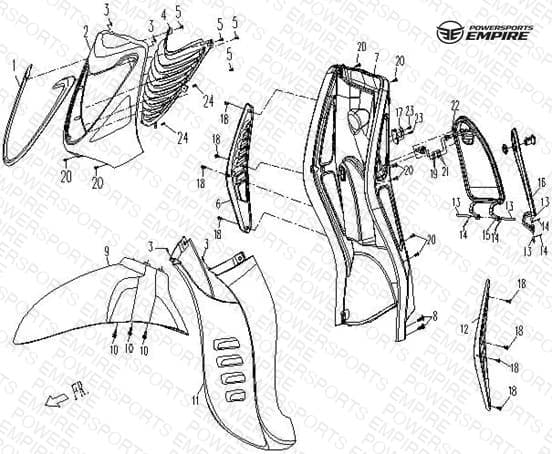 F04-3 — PLASTIC PARTS
