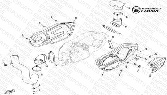 F00-1 — CVT AIR PIPE&SIDE COVER