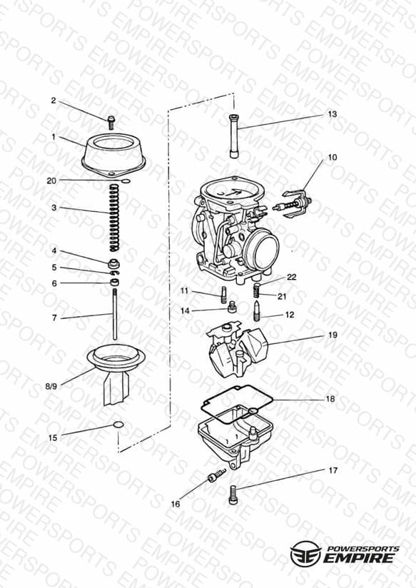 Carburettor Parts Carburettor assembly 1240130-T0301