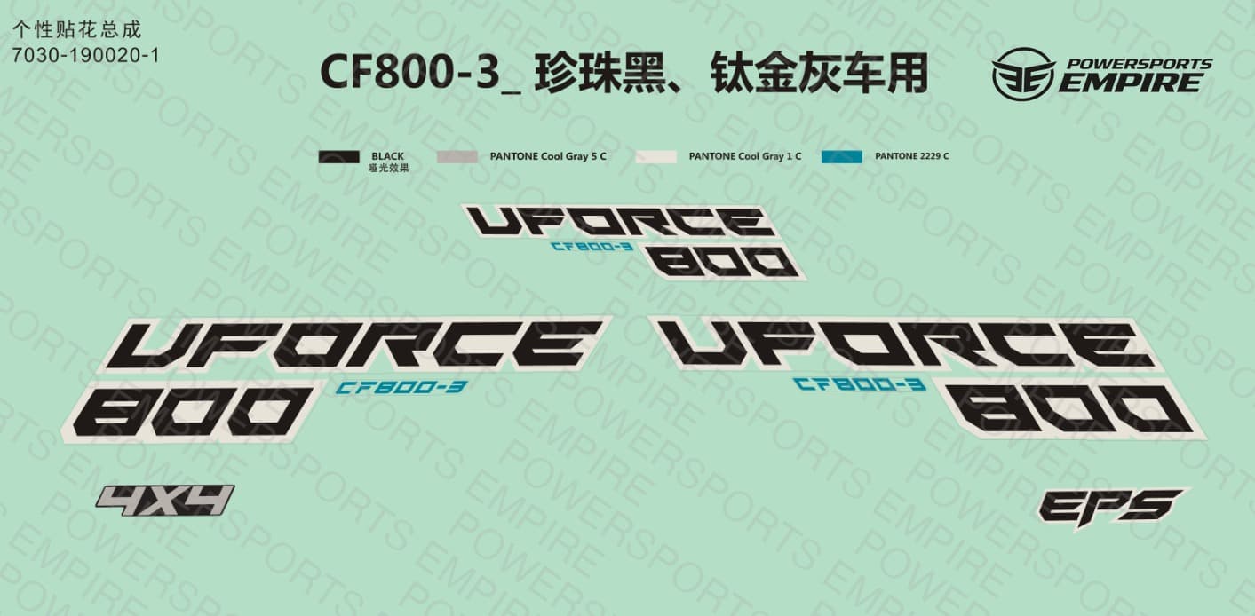 F-19-P — DECAL(USA)