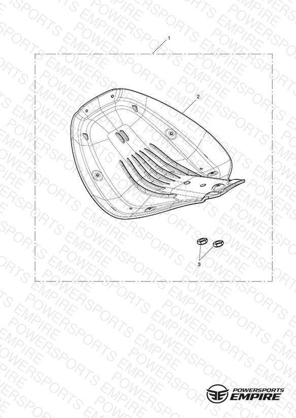 Seat Pan, Rider, Black