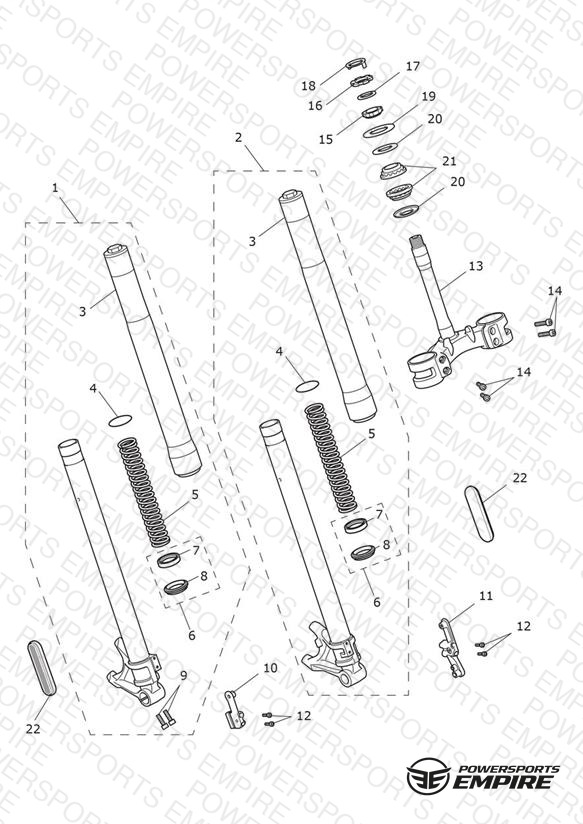 Front Forks & Lower Yoke