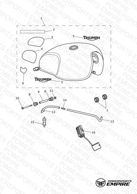 Fuel Tank - Goldline Edition