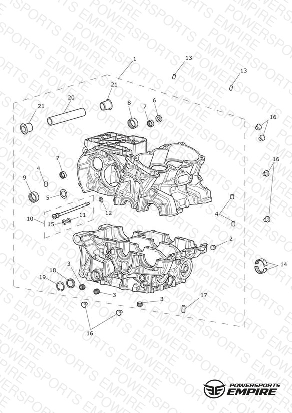 Crankcase & Fittings