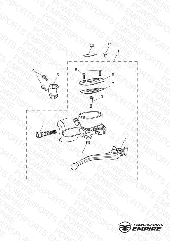 Front Master Cylinder Assy