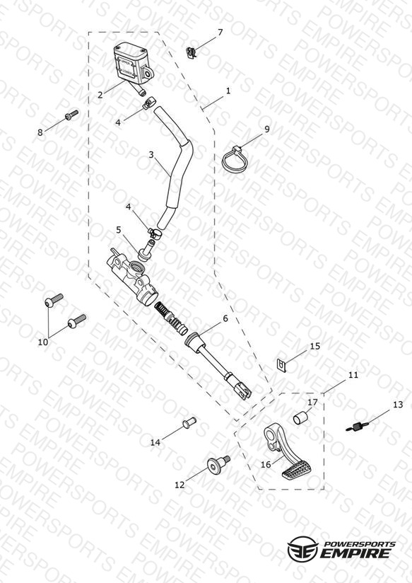 Rear Brake Master Cylinder